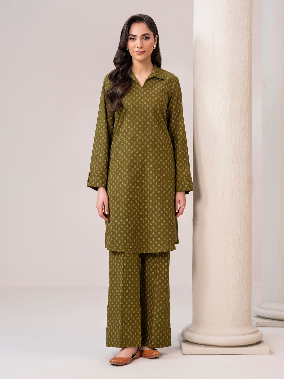 Khaddar Paste Shirt (Unstitched)