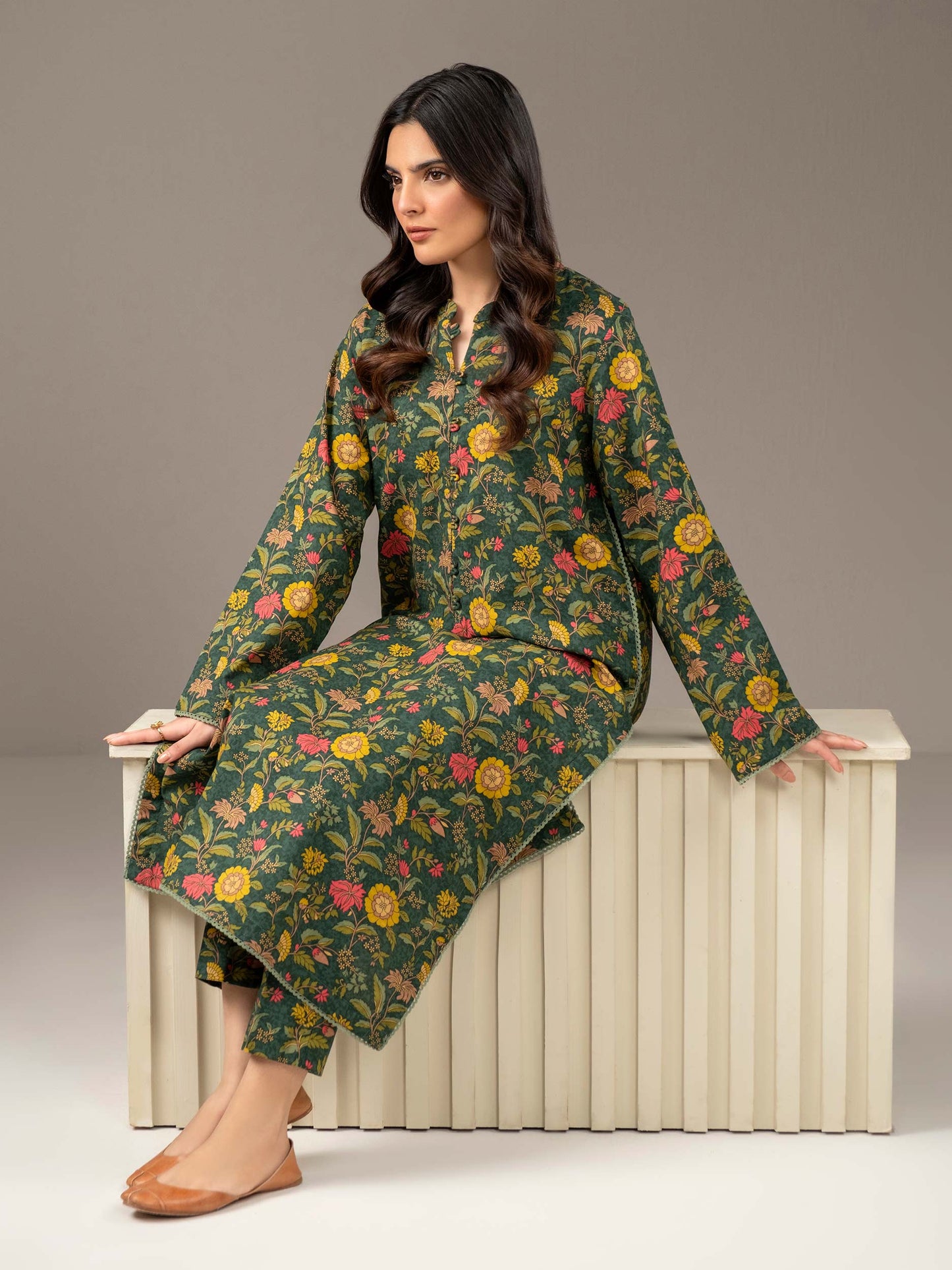 Khaddar Shirt-Printed (Unstitched)