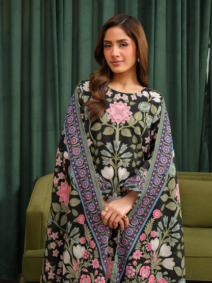 2 Piece Khaddar Suit-Printed (Unstitched)