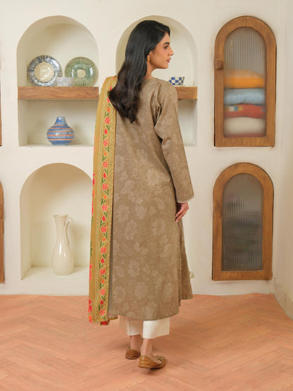 2 Piece Khaddar Suit-Printed (Unstitched)
