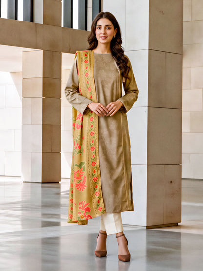 2 Piece Khaddar Suit (Unstitched)