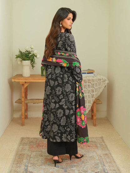 2 Piece Khaddar Suit-Printed (Unstitched)