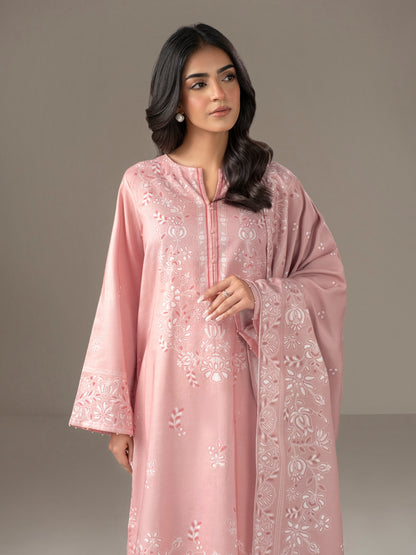 2 Piece Khaddar Suit-Printed (Unstitched)
