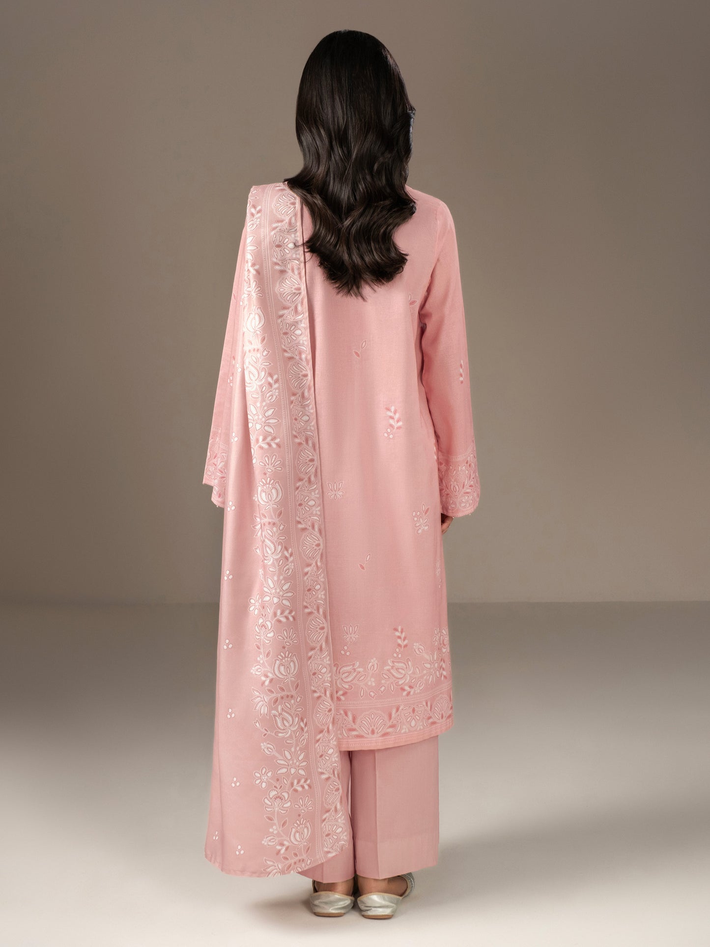 2 Piece Khaddar Suit-Printed (Unstitched)