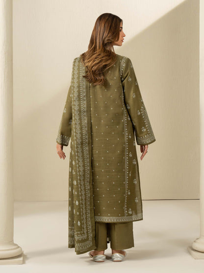 2 Piece Khaddar Suit-Printed (Unstitched)