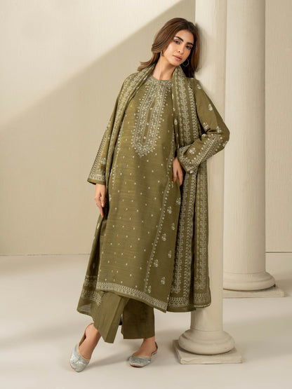 2 Piece Khaddar Suit-Printed (Unstitched)