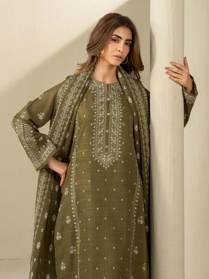 2 Piece Khaddar Suit-Printed (Unstitched)
