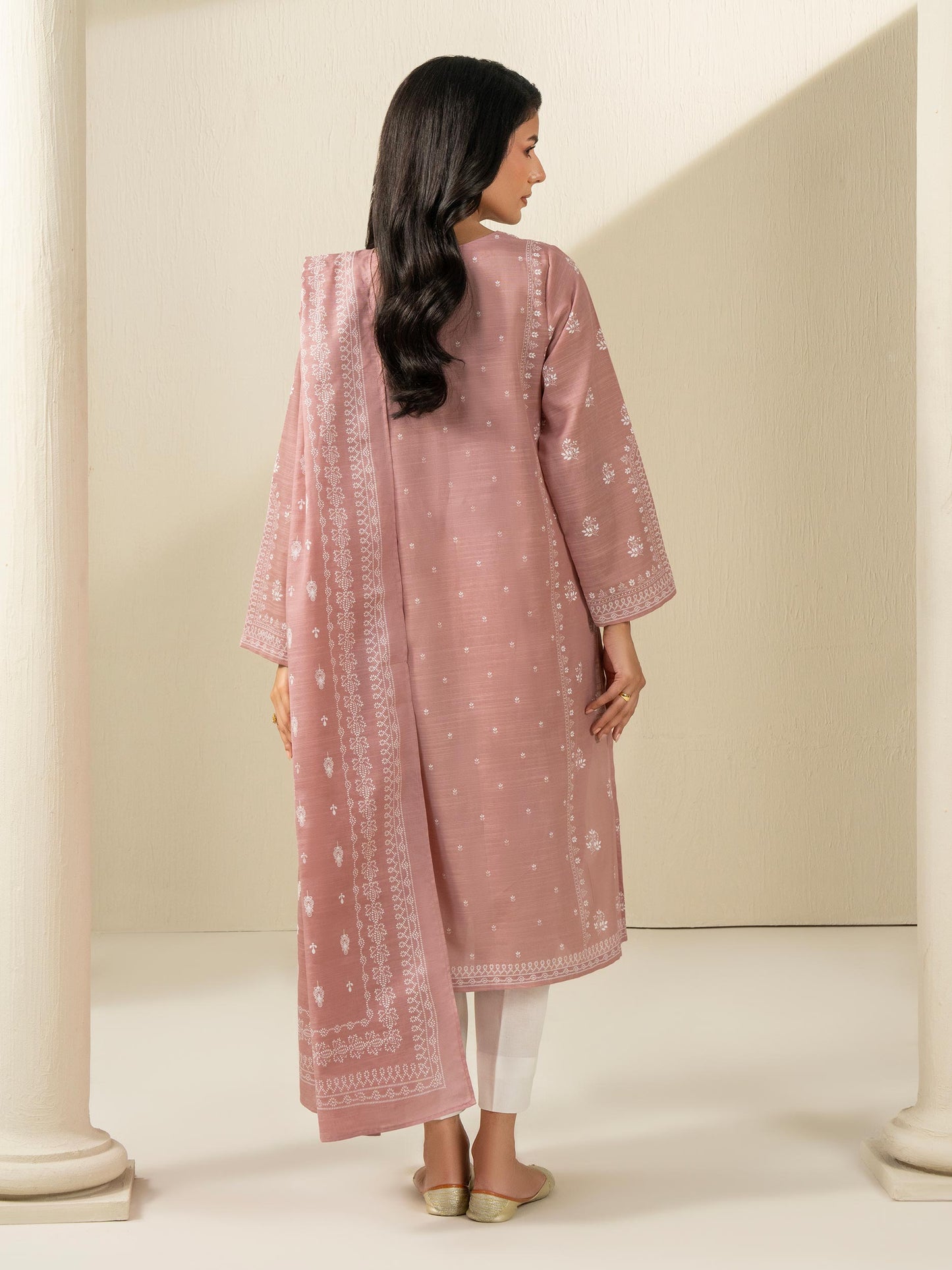 2 Piece Khaddar Suit-Printed (Unstitched)
