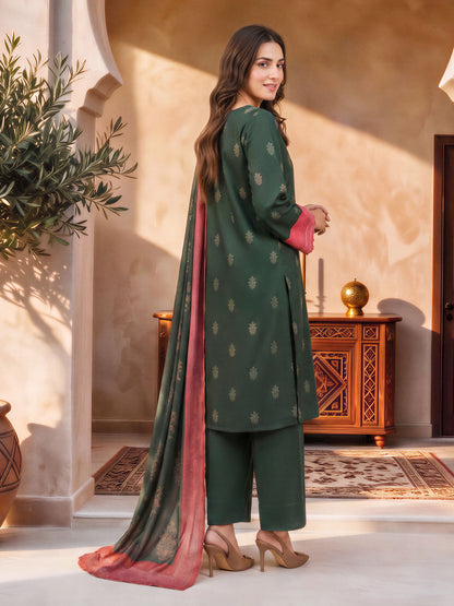 2 Piece Khaddar Paste Suit (Unstitched)