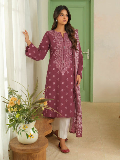 2 Piece Khaddar Suit-Printed (Unstitched)