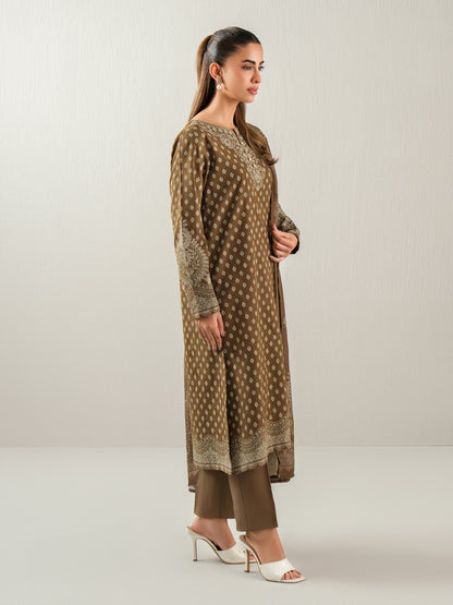 3 Piece Khaddar Suit-Printed (Unstitched)