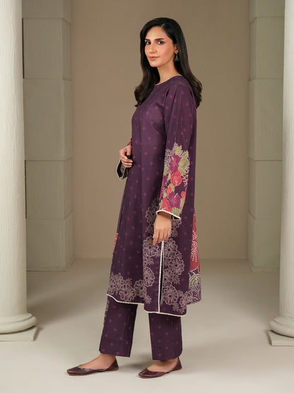 3 Piece Khaddar Paste Suit (Unstitched)