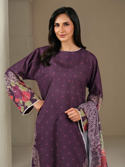 3 Piece Khaddar Paste Suit (Unstitched)