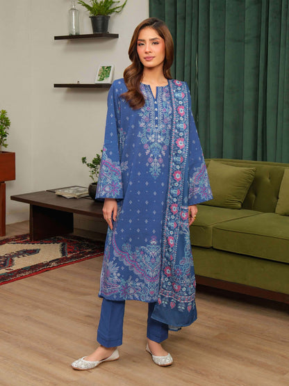 3 Piece Khaddar Suit-Printed (Unstitched)