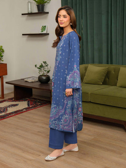 3 Piece Khaddar Suit-Printed (Unstitched)