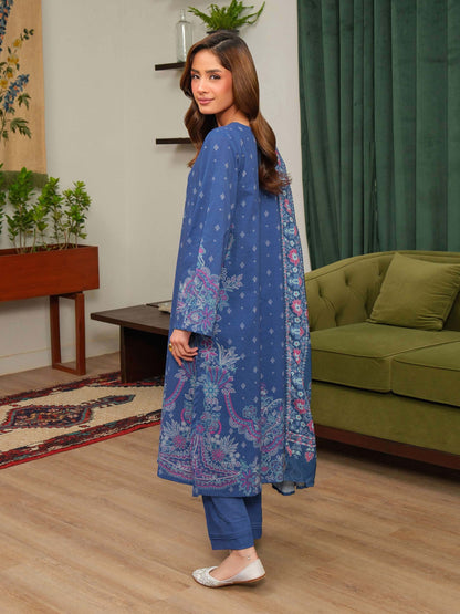3 Piece Khaddar Suit-Printed (Unstitched)