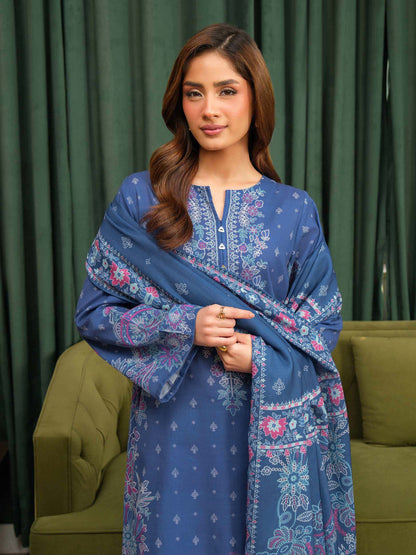 3 Piece Khaddar Suit-Printed (Unstitched)