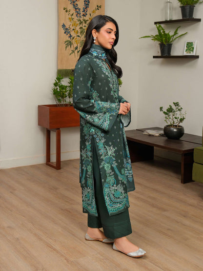 3 Piece Khaddar Suit-Printed (Unstitched)