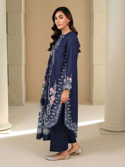 3 Piece Khaddar Suit-Printed (Unstitched)