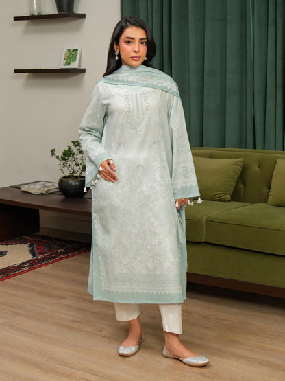 2 Piece Khaddar Suit-Printed (Unstitched)