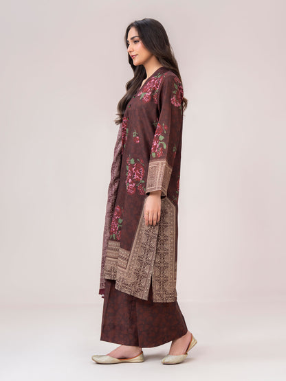 3 Piece Khaddar Suit-Printed (Unstitched)