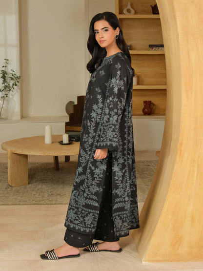 3 Piece Khaddar Suit-Paste Print (Unstitched)