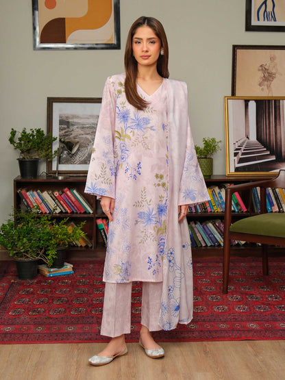 3 Piece Khaddar Suit-Printed (Unstitched)