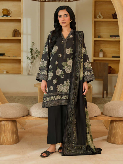 3 Piece Khaddar Suit-Printed (Unstitched)