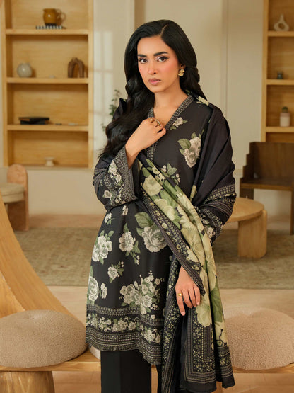 3 Piece Khaddar Suit-Printed (Unstitched)