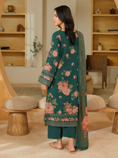 3 Piece Khaddar Suit-Printed (Unstitched)