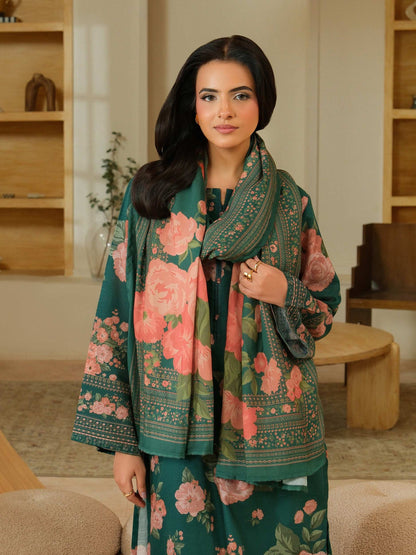 3 Piece Khaddar Suit-Printed (Unstitched)