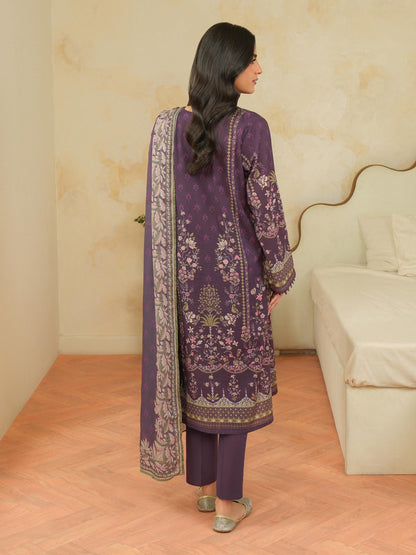 3 Piece Khaddar Suit-Printed (Unstitched)