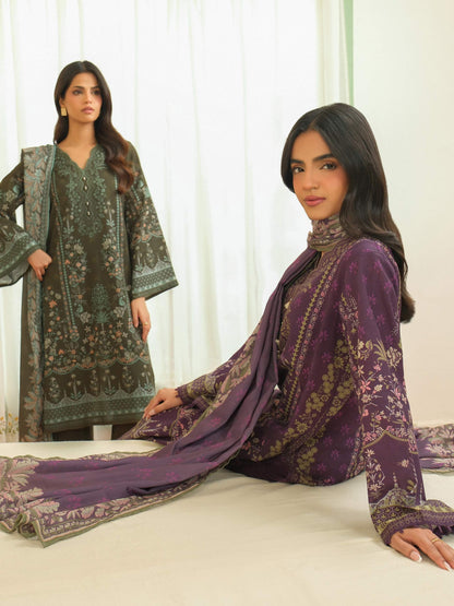 3 Piece Khaddar Suit-Printed (Unstitched)