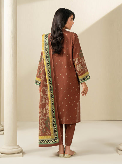 3 Piece Khaddar Suit-Printed (Unstitched)