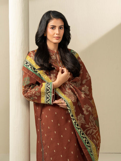 3 Piece Khaddar Suit-Printed (Unstitched)