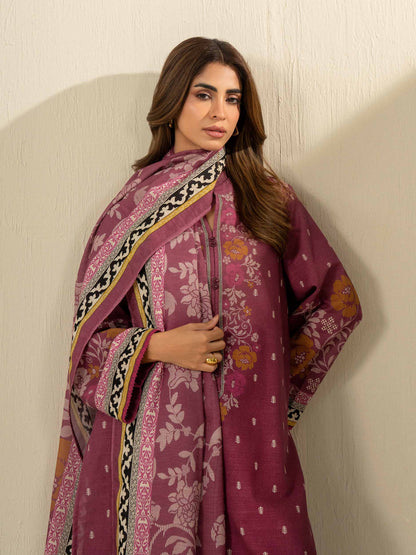 3 Piece Khaddar Suit-Printed (Unstitched)