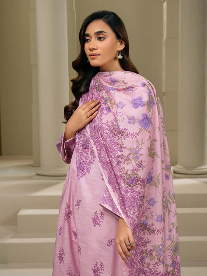 3 Piece Khaddar Suit-Printed (Unstitched)