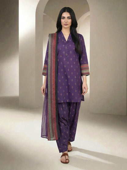 3 Piece Lawn Suit (Unstitched)