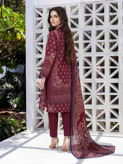 3 Piece Lawn Suit (Unstitched)