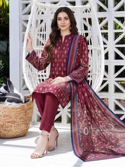 3 Piece Lawn Suit (Unstitched)