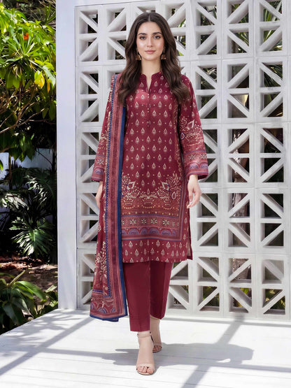 3 Piece Lawn Suit (Unstitched)