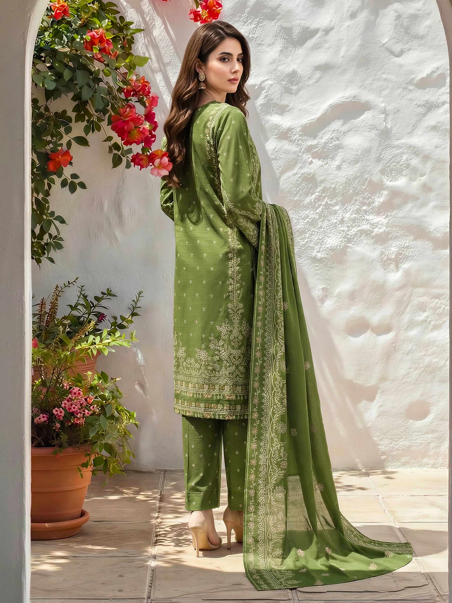 3 Piece Lawn Suit (Unstitched)
