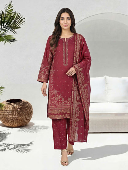 3 Piece Lawn Suit (Unstitched)