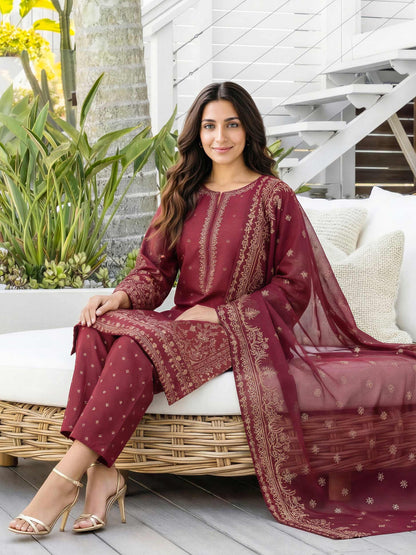 3 Piece Lawn Suit (Unstitched)