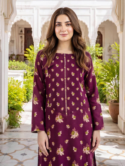 3 Piece Khaddar Paste Suit (Unstitched)