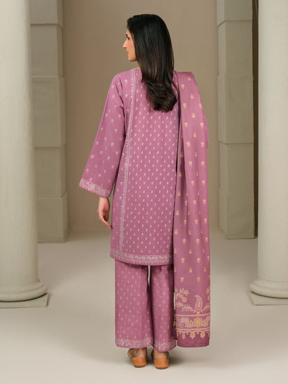 3 Piece Khaddar Suit-Paste Print (Unstitched)