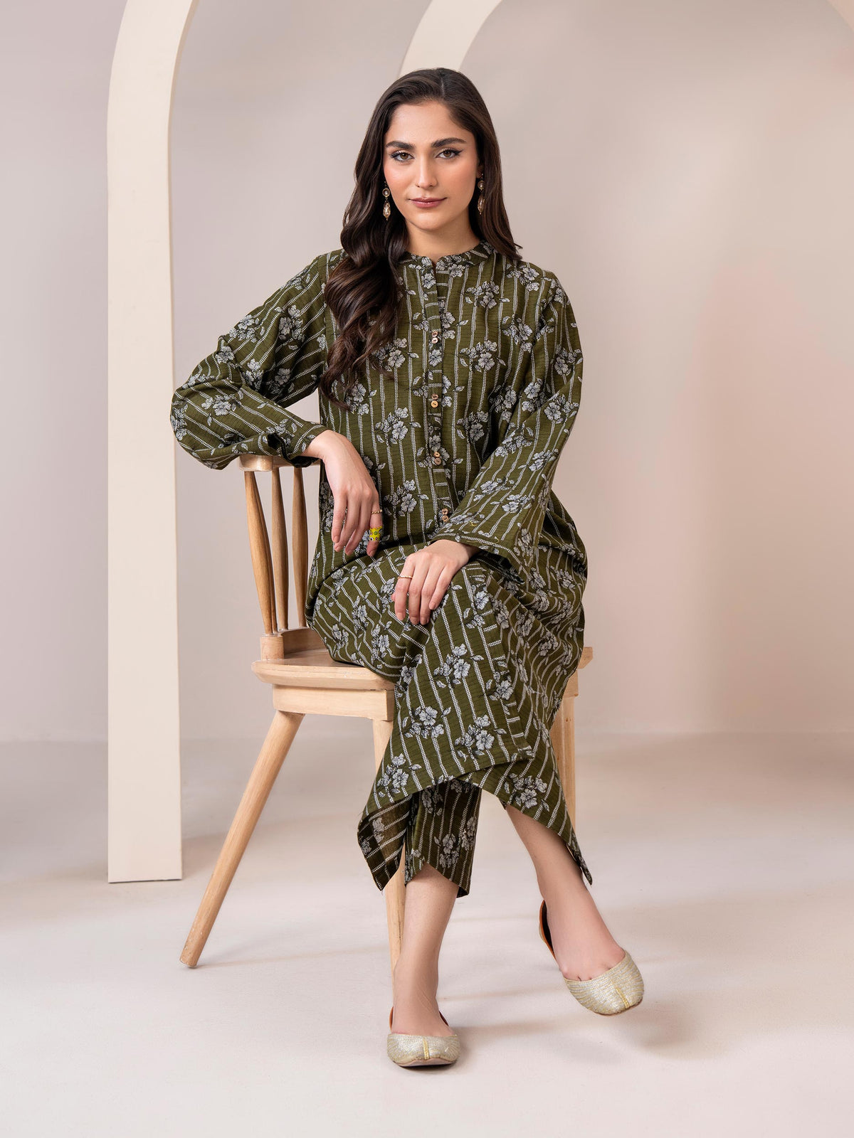 Khaddar Paste Shirt (Unstitched)