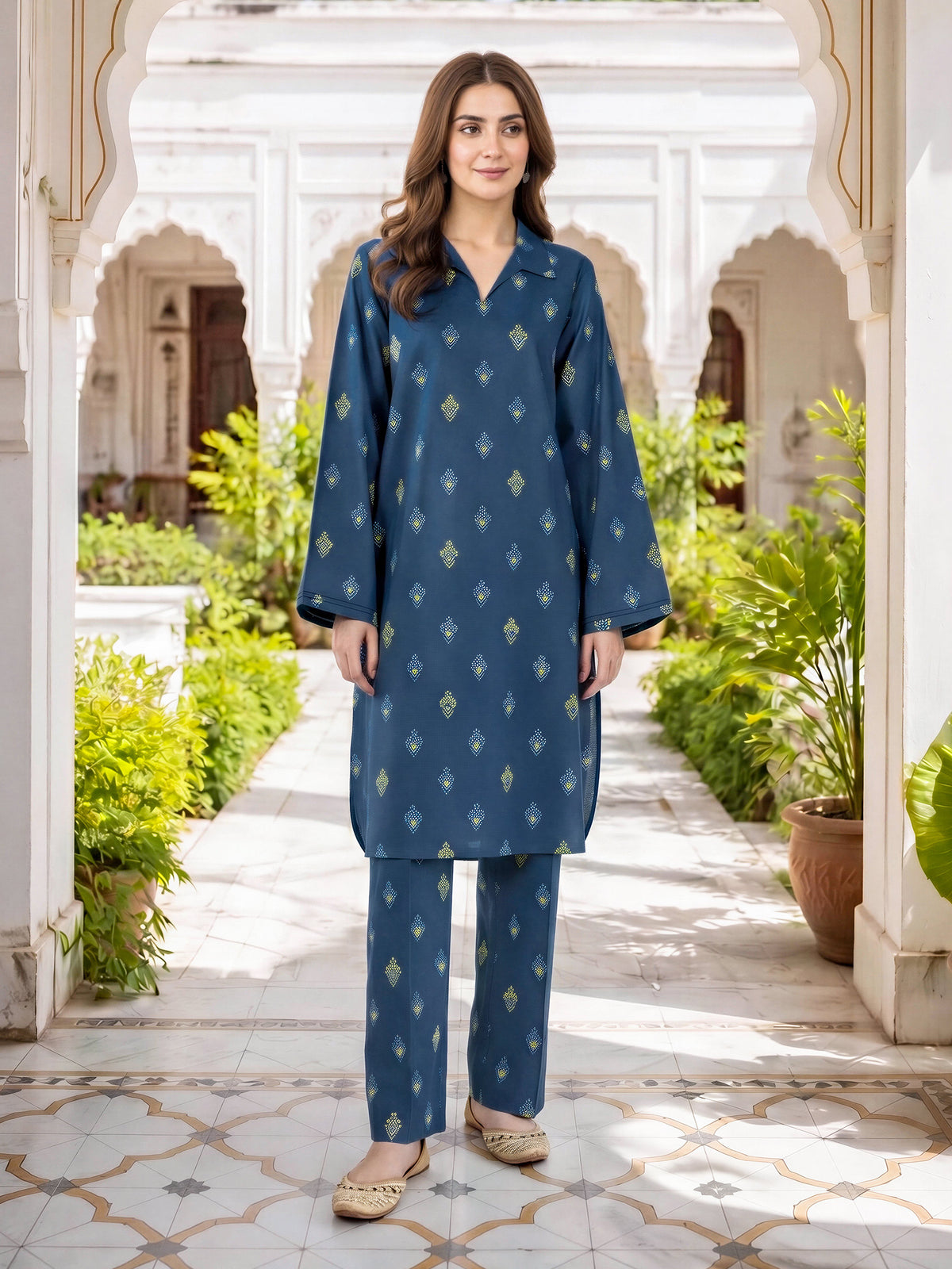 Khaddar Paste Shirt (Unstitched)