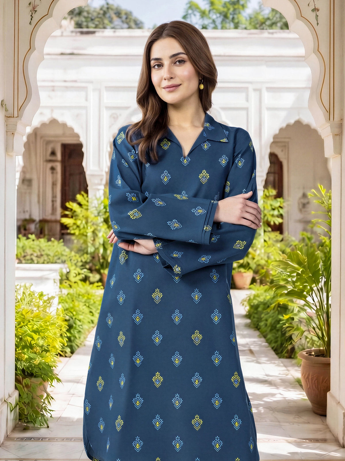 Khaddar Paste Shirt (Unstitched)