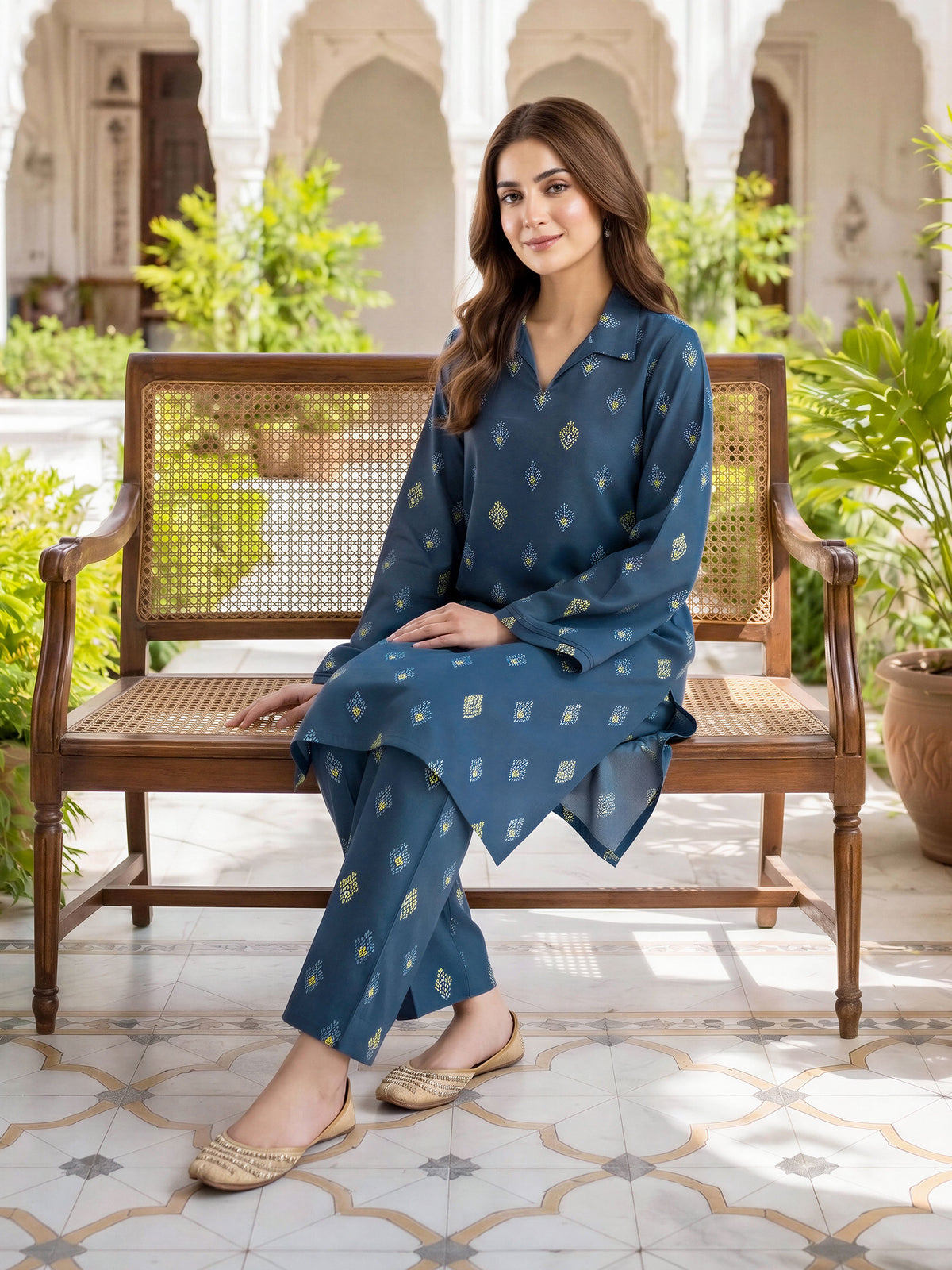 Khaddar Paste Shirt (Unstitched)